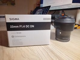 Sigma 23mm F1.4 DC DN Objektiv für Sony-E APS-C Cameras