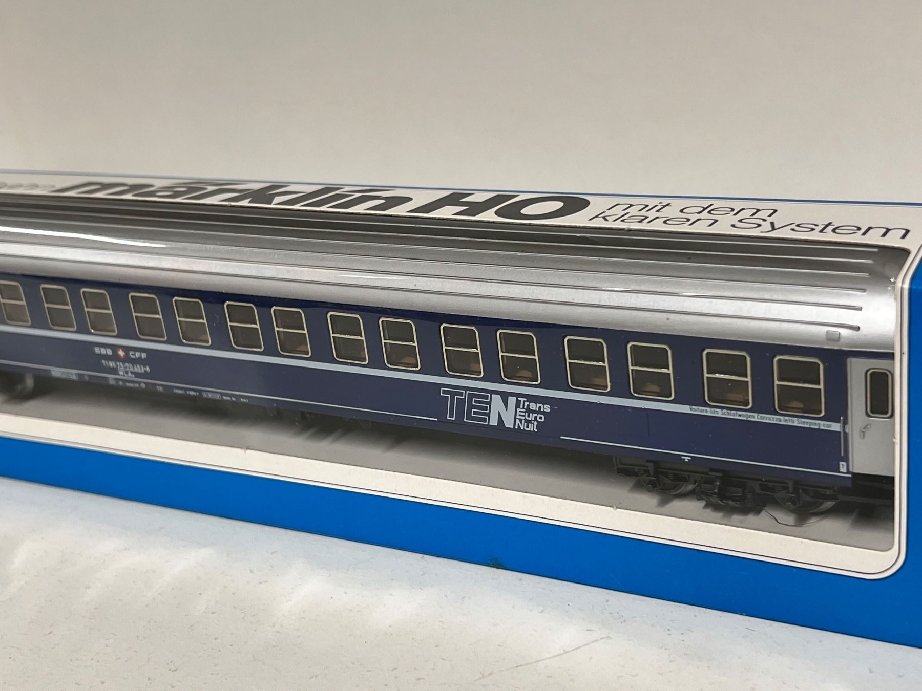 Märklin HO SBB CFF TEN Trans Euro Nacht Wagen (Neu und originalverpackt ...