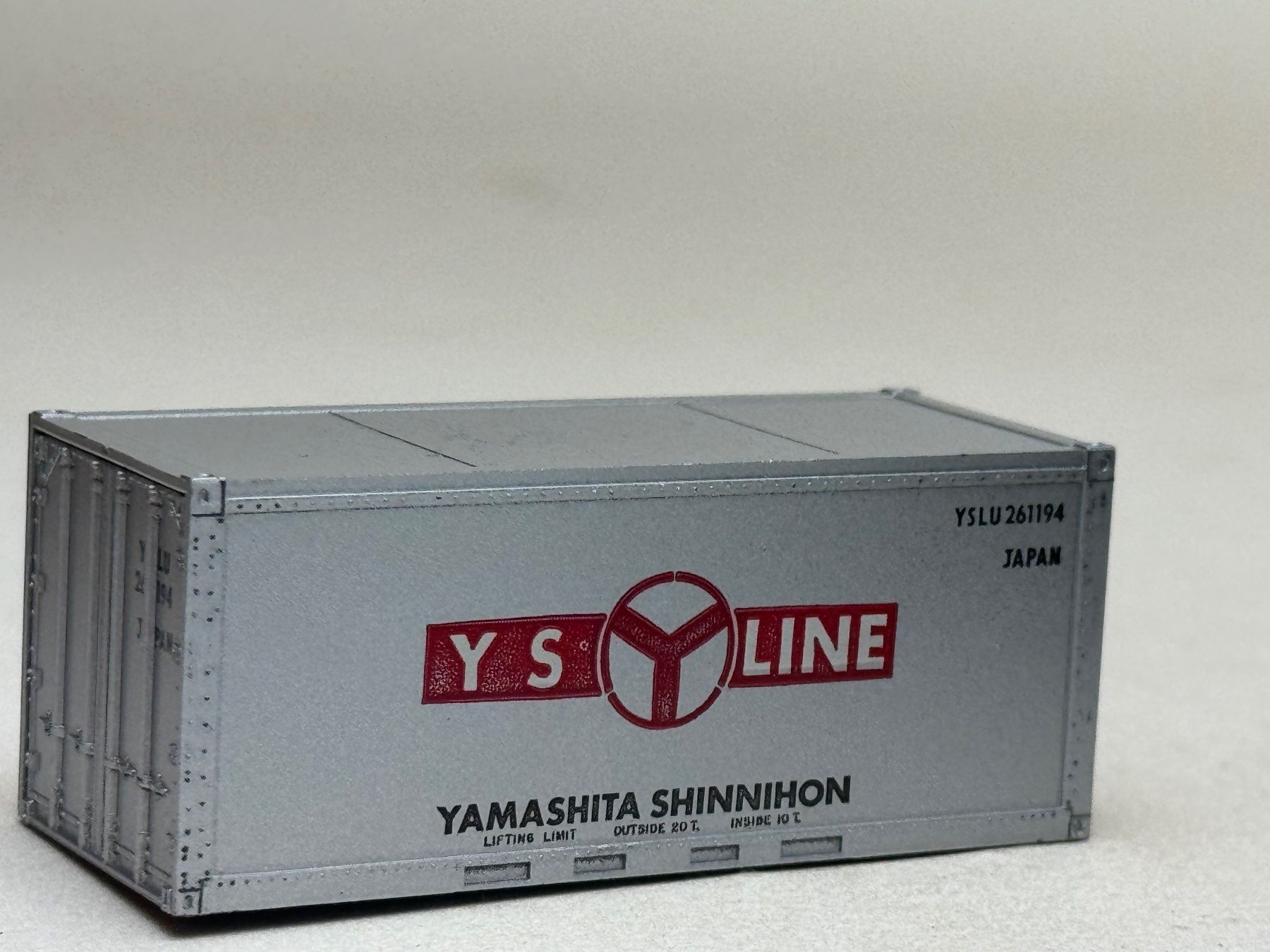 Modellini di ferrovie: EB- 20 Ft. Container YS Line – Usato da Elm venduto da Wikmtz 1