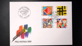 1991 FDC Pro Patria 700 Jahre Kunst und Kultur