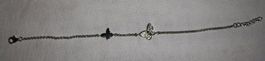 Armband Silber mit Schmetterling Zirkonia neuwertig