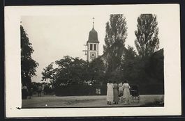 AK Horgen, Ortspartie mit Kirche