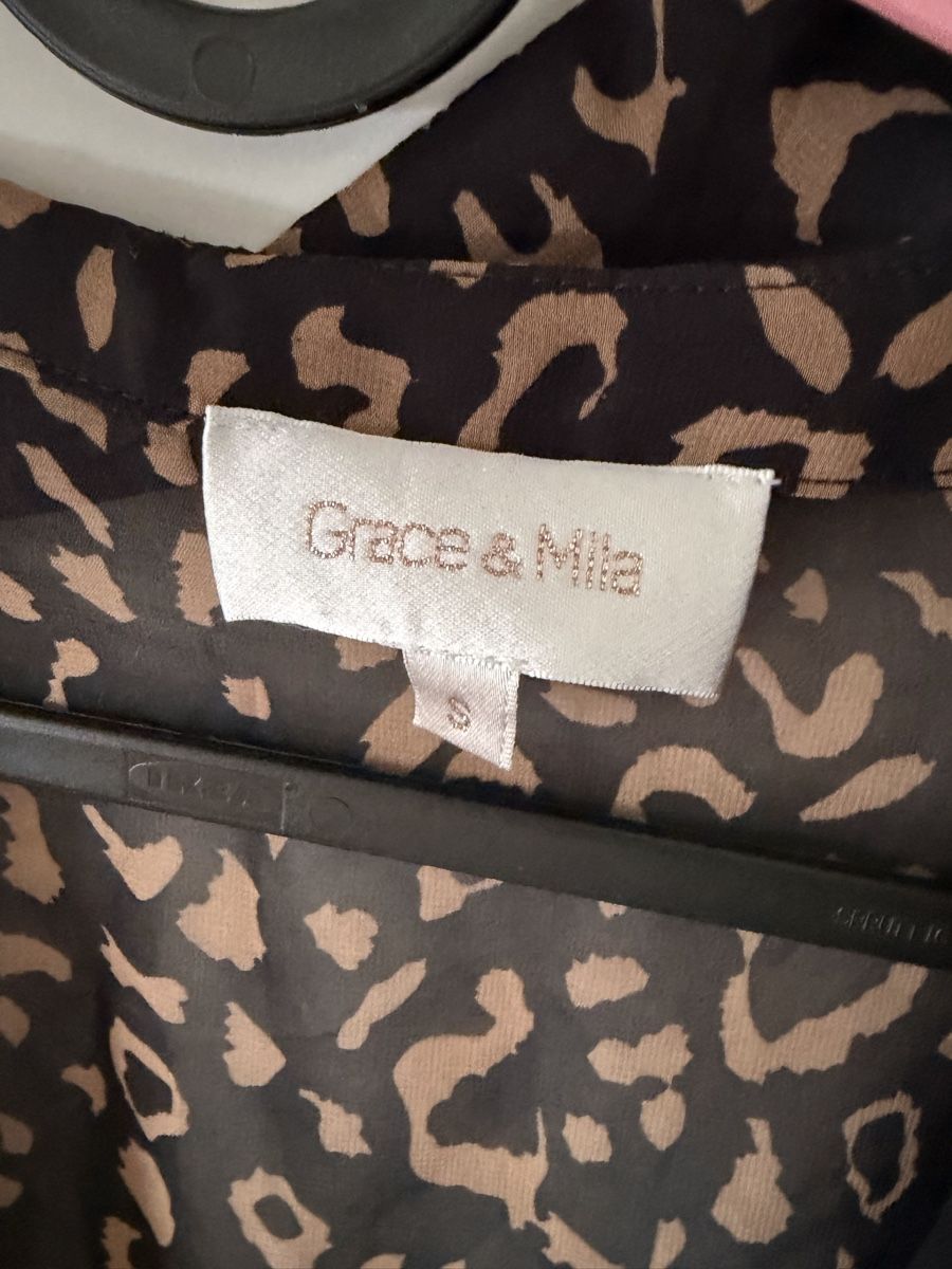 Kleider: Robe imprimé léopard Grace & Mila taille S neuve – Neu (gemäss Beschreibung) aus Martigny von O96 1