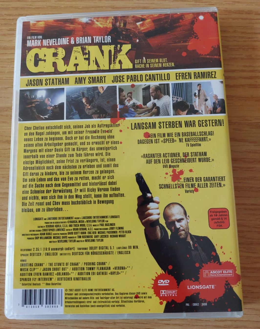 Tutti i DVDs: Crank - DVD - Action mit Jason Statham – Usato da Urtenen-Schönbühl venduto da Kahru 1