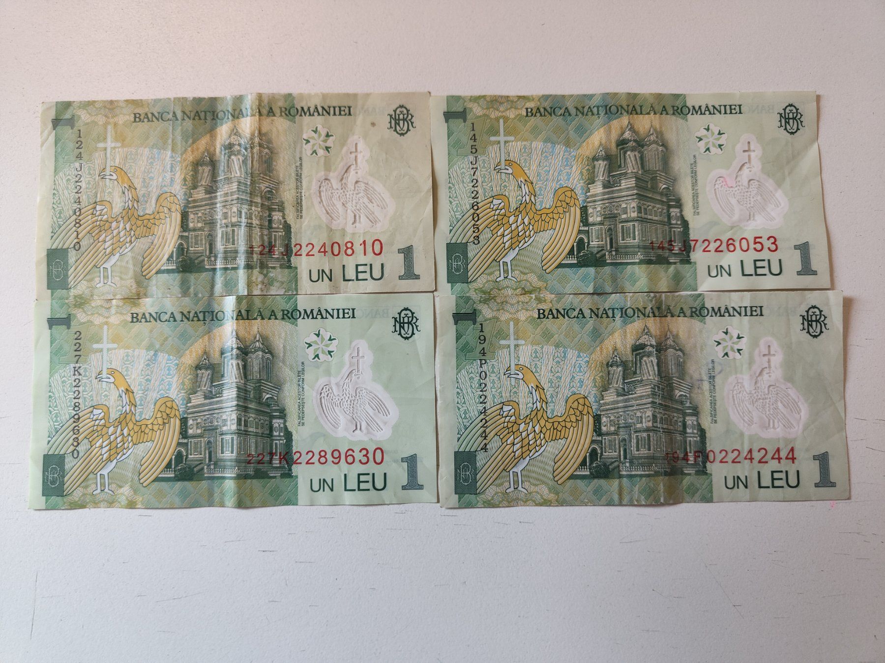 Billets de banque: Rumänien 4 Leu – D'occasion à Nürensdorf par Wini56 1