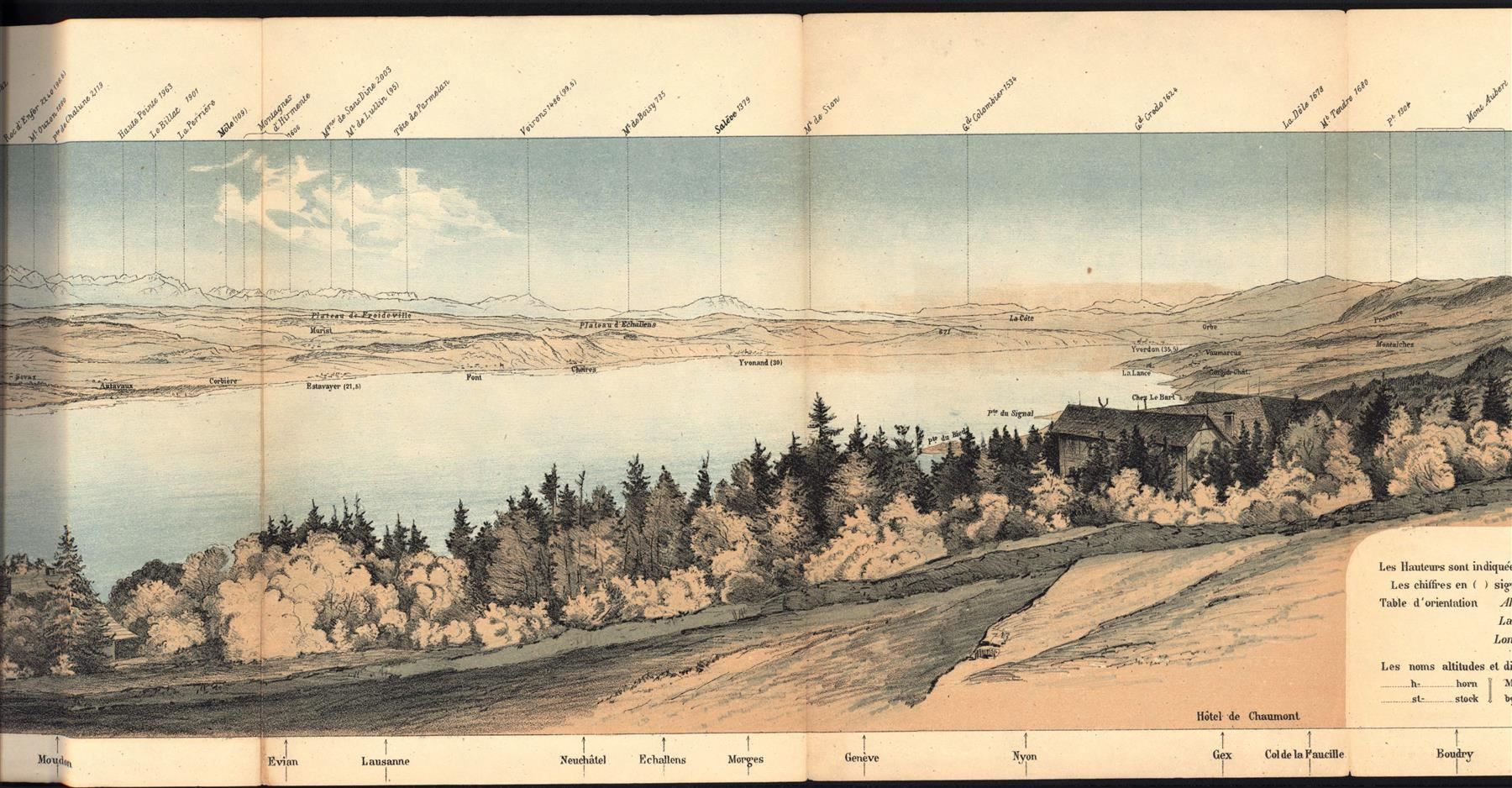 Incisioni: Chaumont Panorama 1888 – Usato da Rafz venduto da Helvet32 1