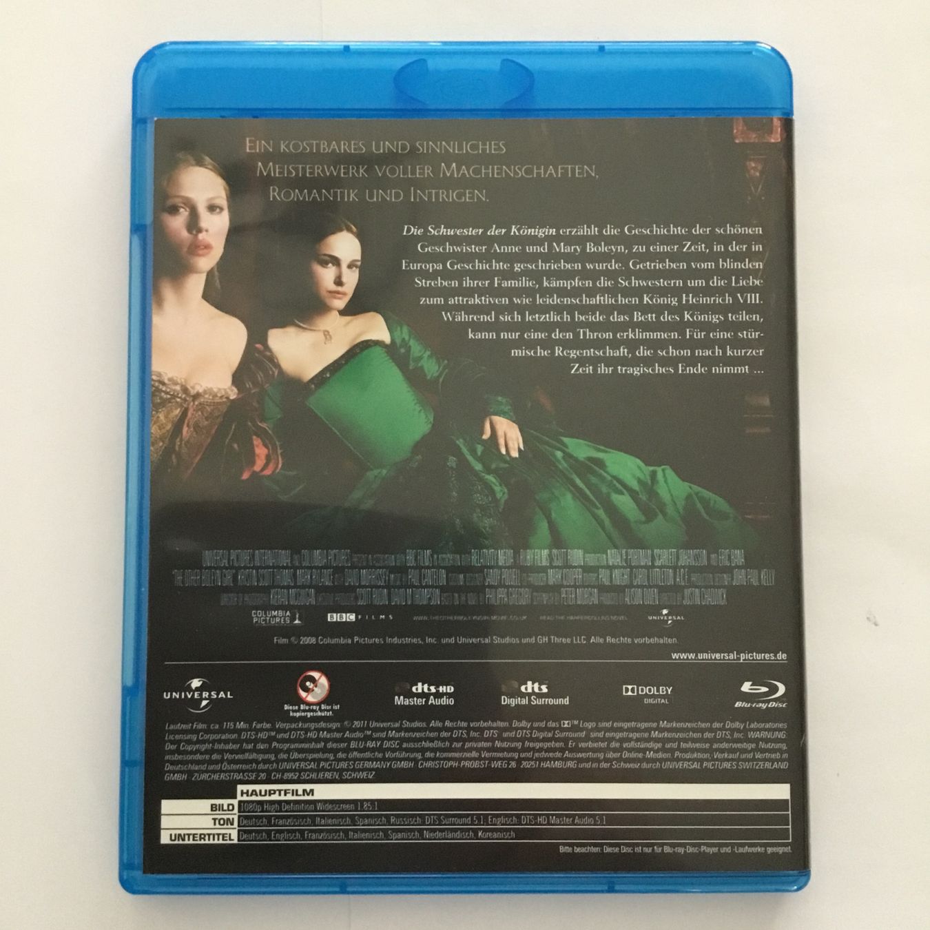 Alle DVDs: Die Schwester der Königin - Blu Ray – Neu (gemäss Beschreibung) aus Blauen von sternchen66 1