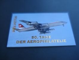 Markenbüchlein Tage der Aerophilatelie, 2016, Sonder-o