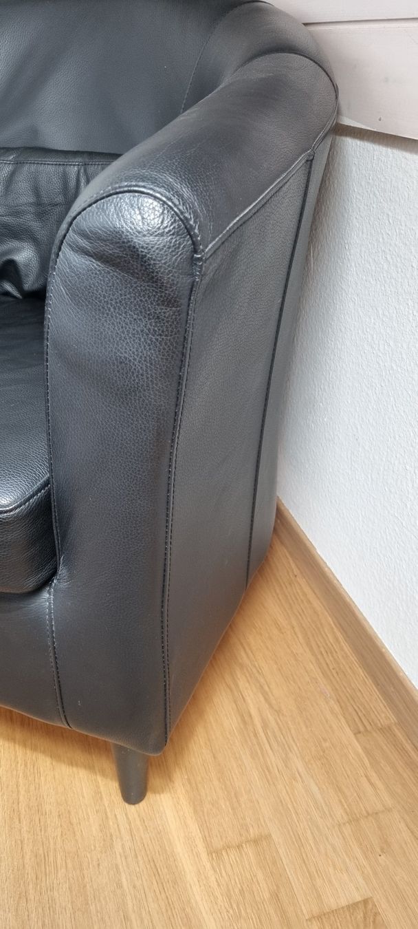 Sessel: Leder Sessel schwarz, neuwertig – Neu (gemäss Beschreibung) aus Wettswil von hrypa9 1