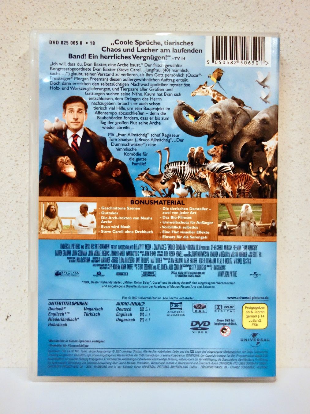 Tutti i DVDs: DVD EVAN ALLMÄCHTIG - Morgan Freeman - Steve Carell – Usato da Kerzers venduto da wisaundso 1