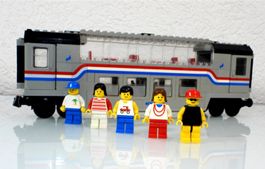 LEGO EISENBAHN 4547 METROLINER RAIL ROAD CLUP CAR 9V