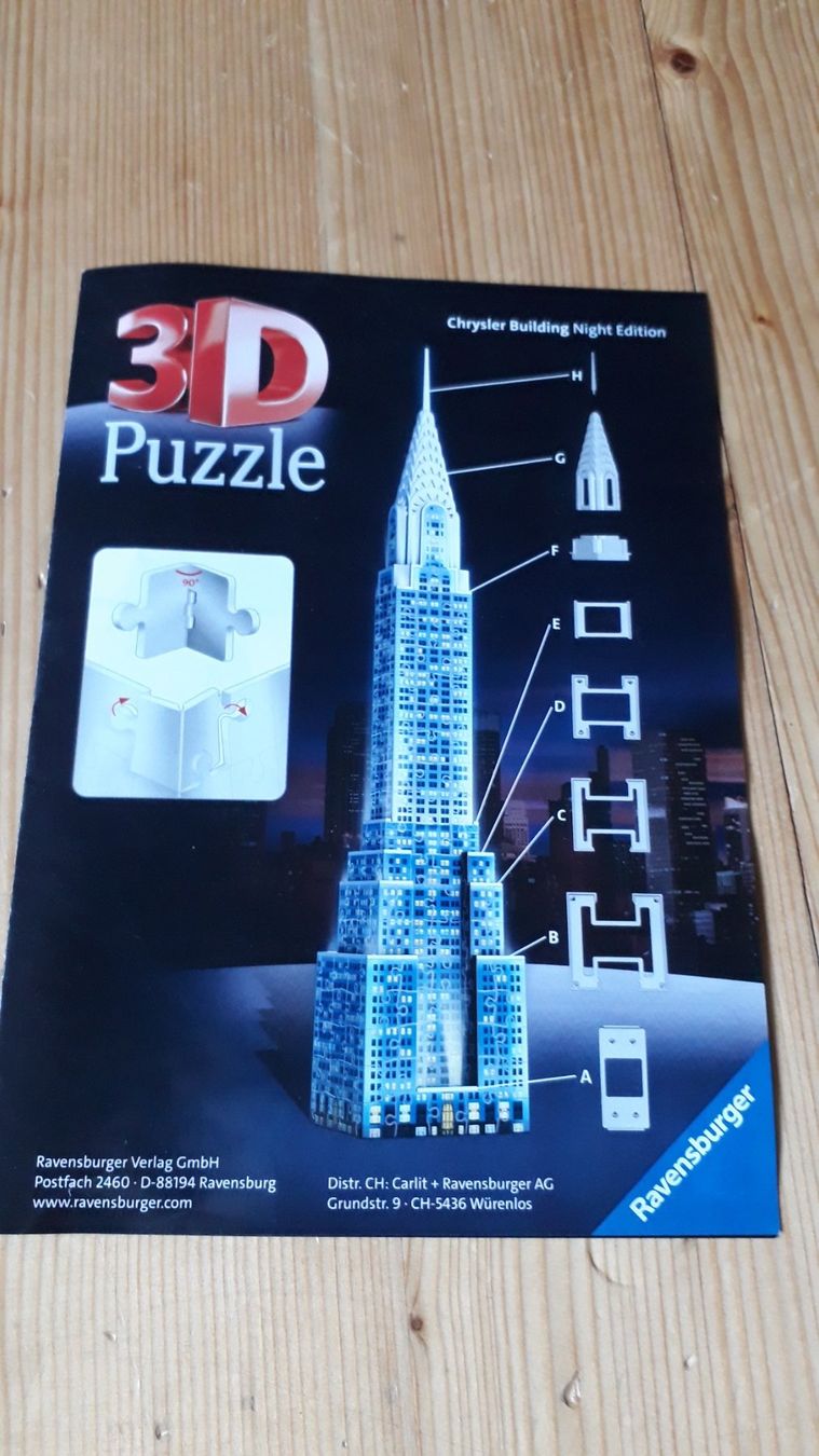Puzzle: 3D Puzzle mit LED – Usato da Basel venduto da mon_7m8h 4