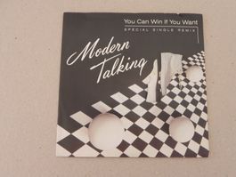 Single 7 " DE Pop Duo Modern Talking 1984 You can Win if ...
