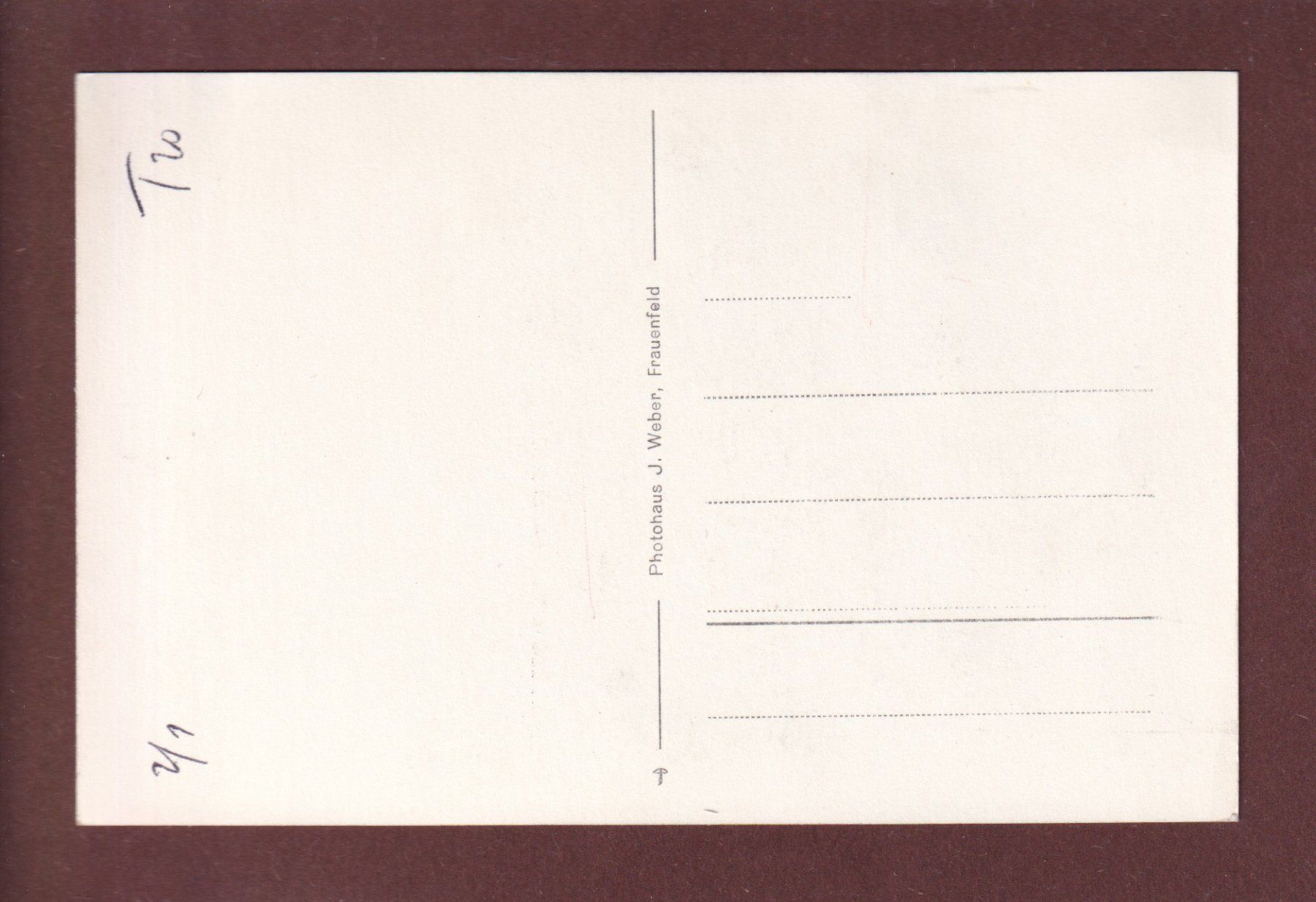 Cartoline postali: FRAUENFELD - Schloss – Usato da Pully venduto da nicecards 1