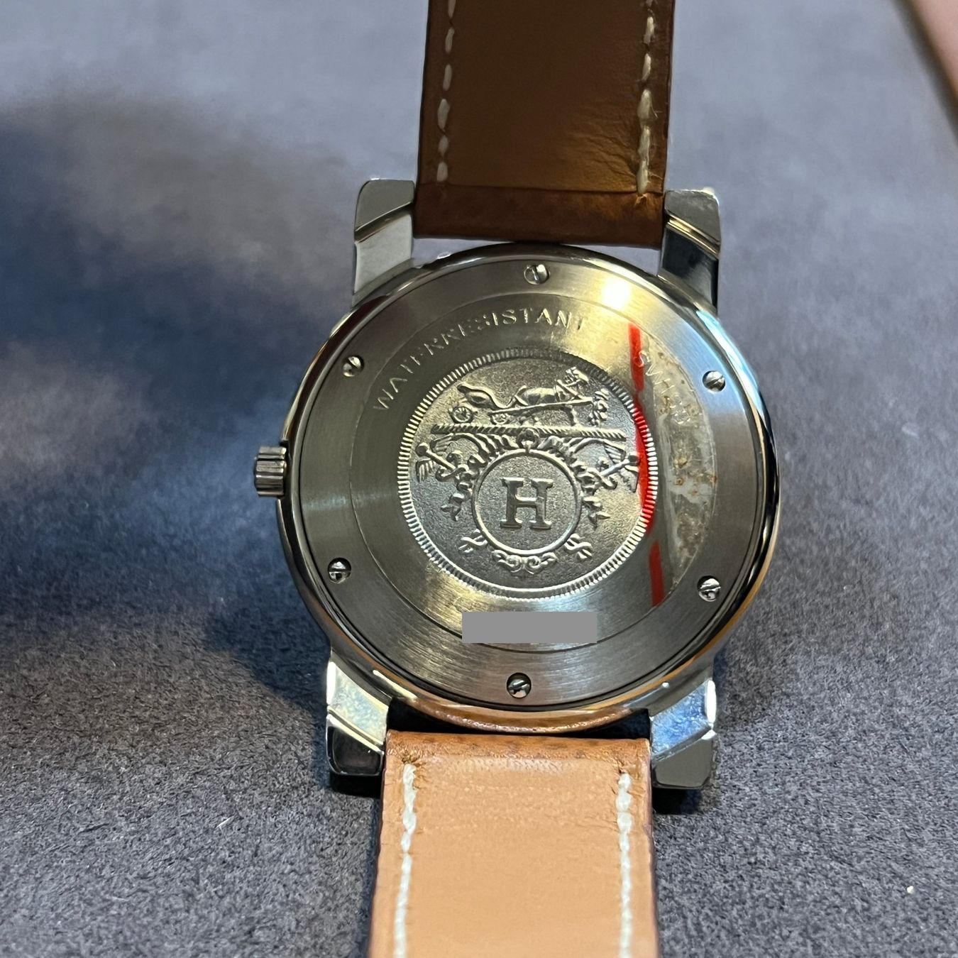 Hermès Montres: Hermès Carrick Automatic 36mm White Dial Full Set – D'occasion à Carouge GE par Watchaser 4
