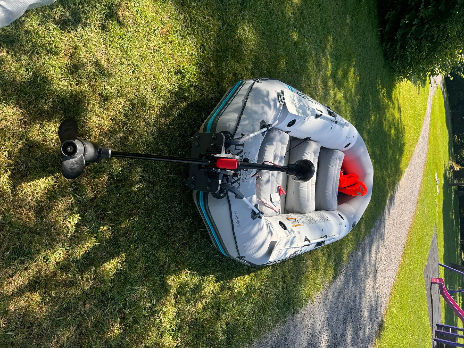 Bateaux: Intex Mariner 4 mit Motor – D'occasion à Baar par Mdor 2