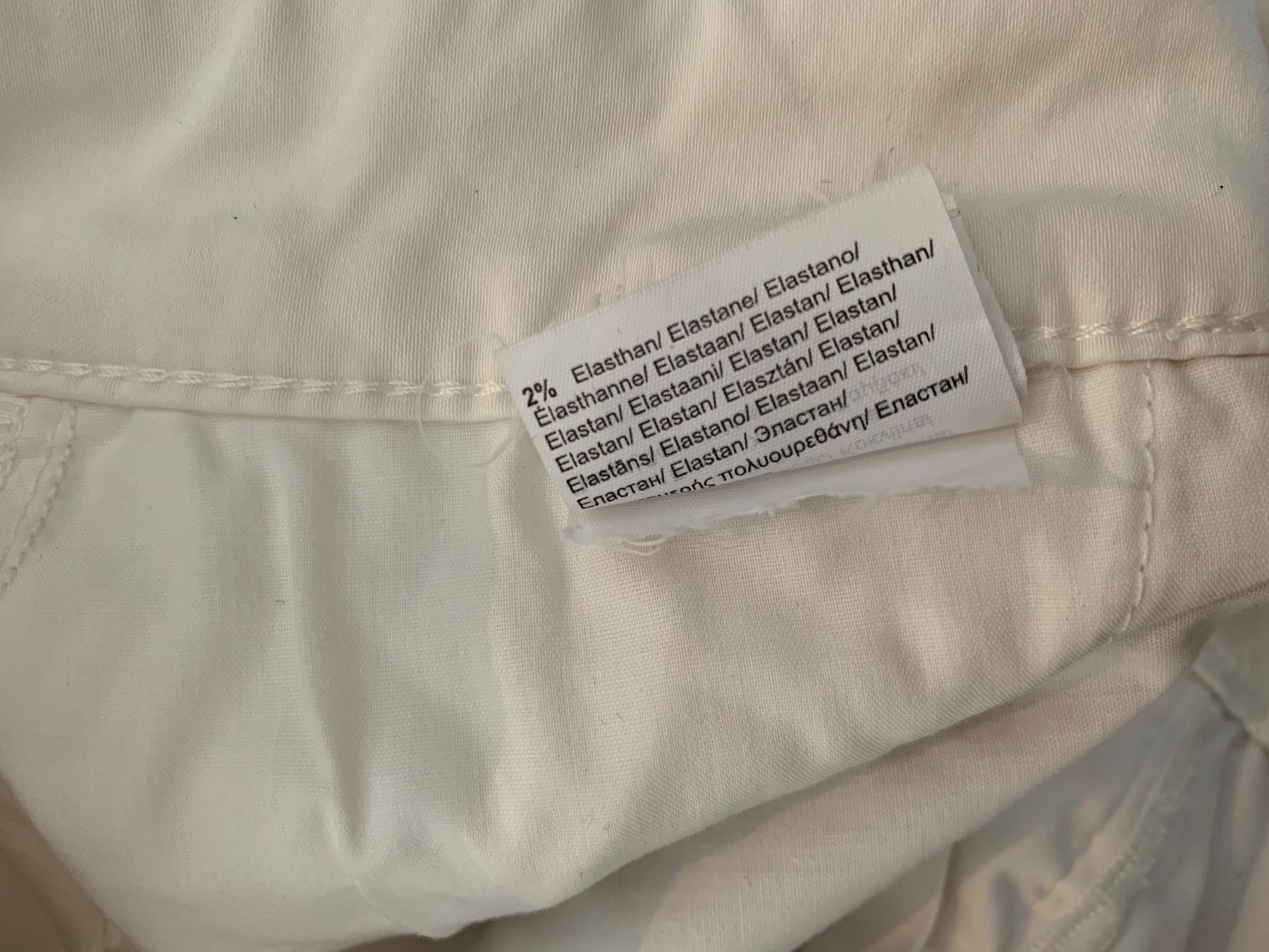 Comma Pantaloni: Comma Stoffhose Hose weiss Gr. L / XL – Usato da Fislisbach venduto da KolibriSecondhand 9