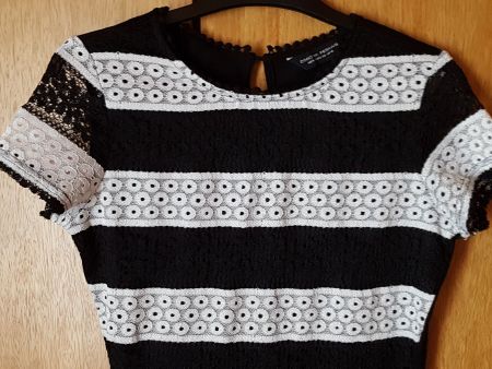Schwarz weiss Kleid Gr.M