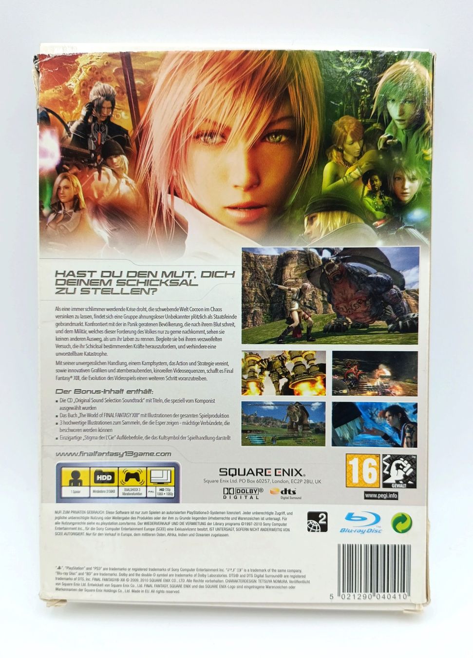 Sony Giochi: Final Fantasy XIII Limited Edition PS3 – Usato da Wil SG venduto da Donaldus 1