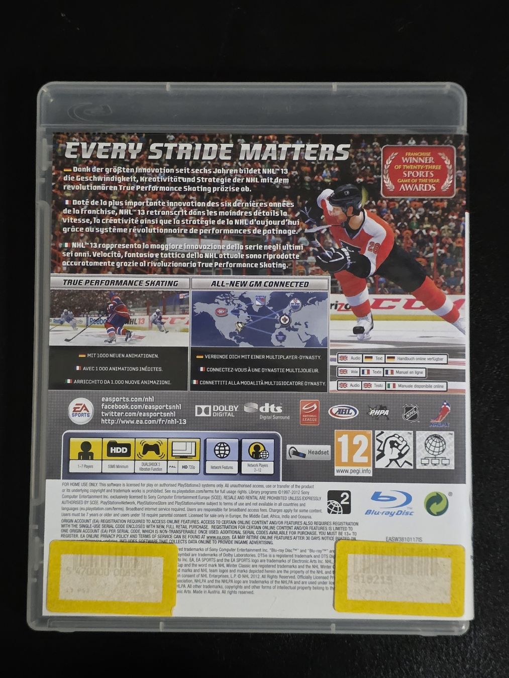 Giochi: NHL 13 | PS3 – Usato da Bellinzona venduto da egemon 1
