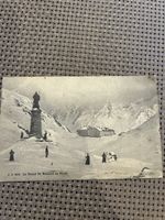 Carte postale ancienne, Grand-Saint-Bernard, hiver.