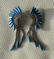Boucles d’oreilles signées Elizabeth Cole neuve!