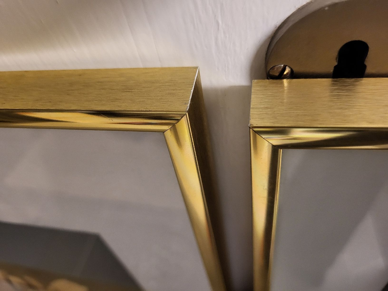 Cornici: 3 Bilderrahmen Metall goldfarben  – Usato da Dietlikon venduto da Yul_yy9w 1