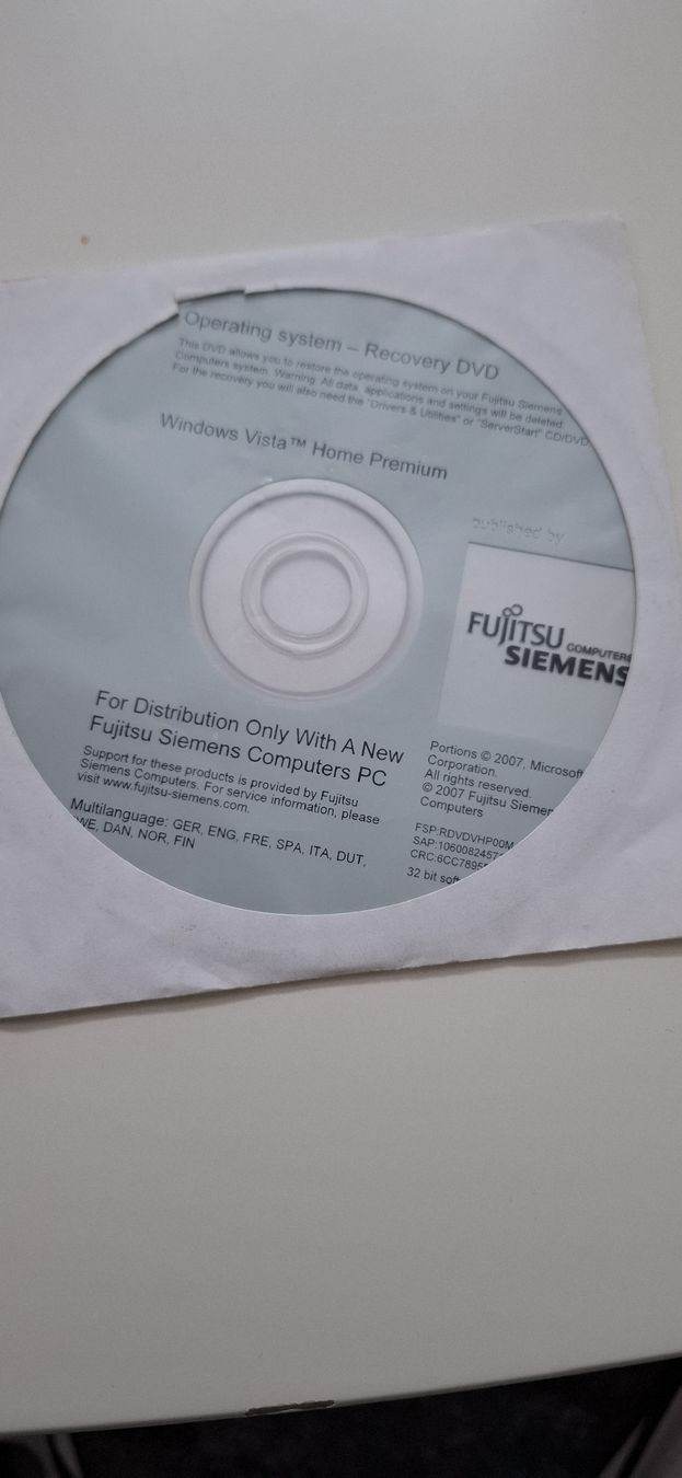 Microsoft Software: Windows Vista Home Premium – Usato da Netstal venduto da Ivan0007 1