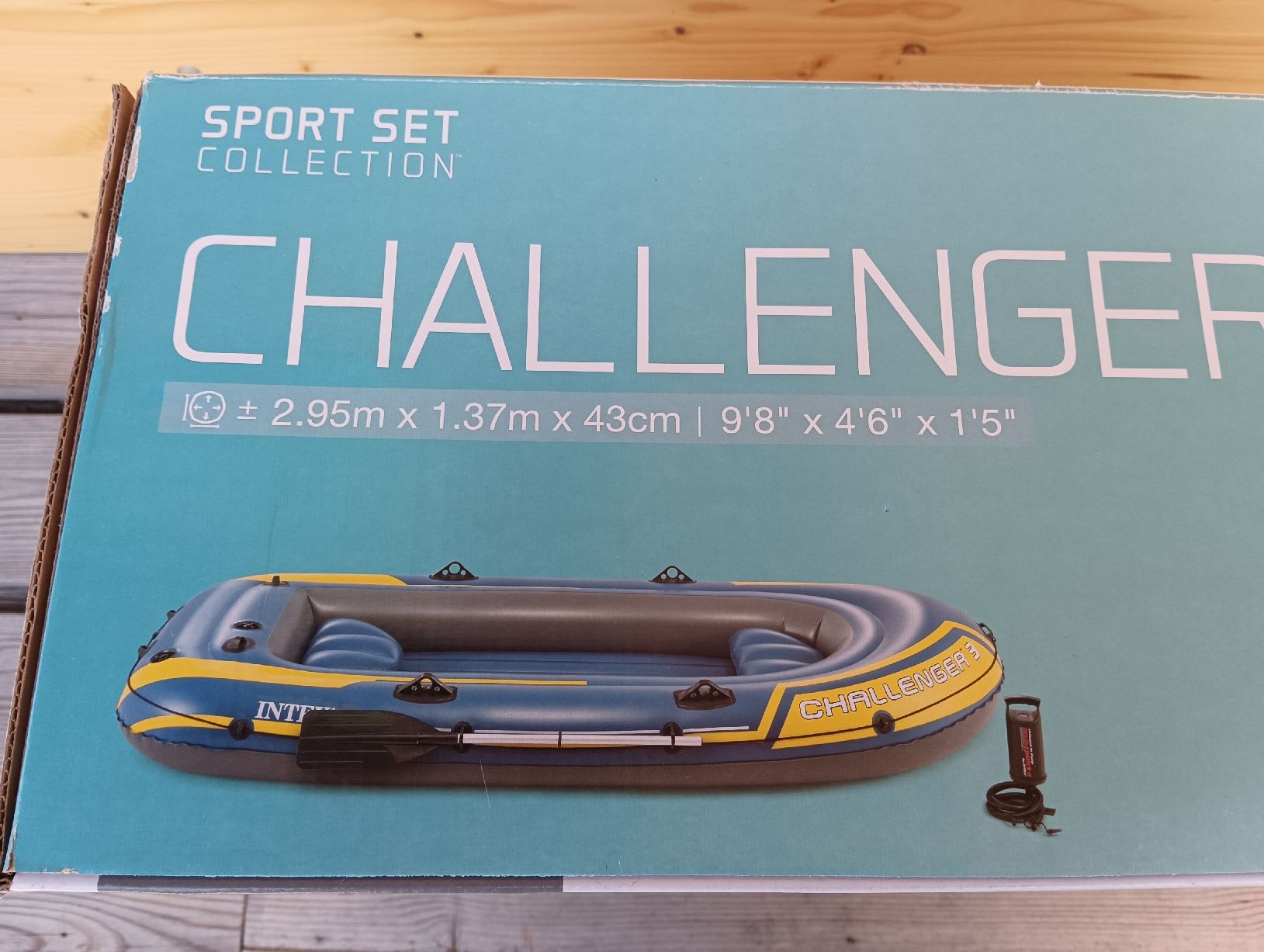 Barche: Neues Schlauchboot Intex Challenger 3 - SET – Nuovo e nell'imballaggio originale da Densbüren venduto da H-76 3