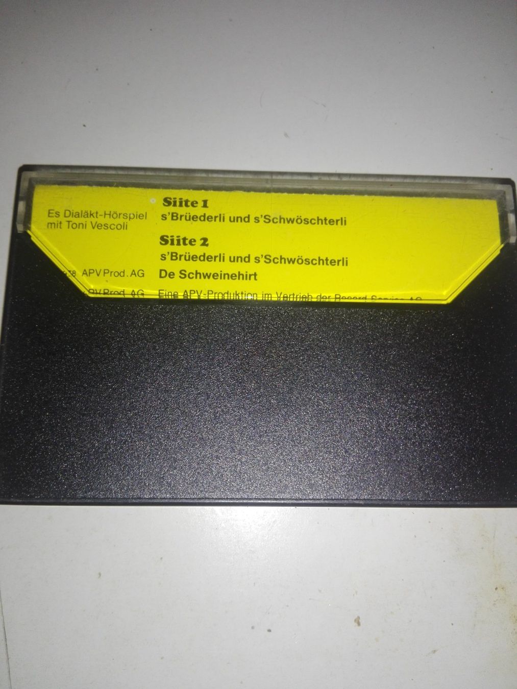 Musicassette: s'Brüederli und s'Schwöschterli & De Schweinehirt    ©'Trio – Usato da St.Gallen venduto da elk2022 5