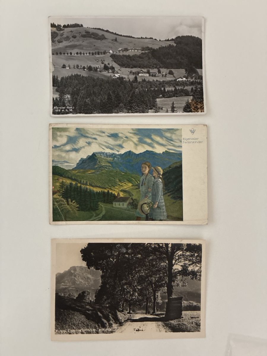 Cartoline postali: 10 Ansichtskarten Schweiz vom Eigenthal LU – Usato da Oftringen venduto da Cla.vD.74 2