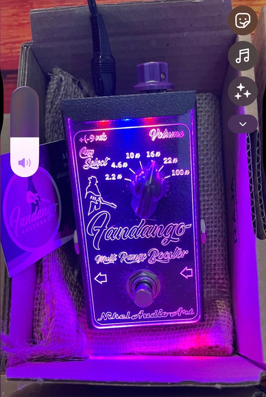 Musikinstrumente: Fandango Multi Range Booster – Neu (gemäss Beschreibung) aus Iseo von Fandango-Guitars 1