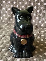 Guezli Dose Porzellan Schnauzer schwarz
