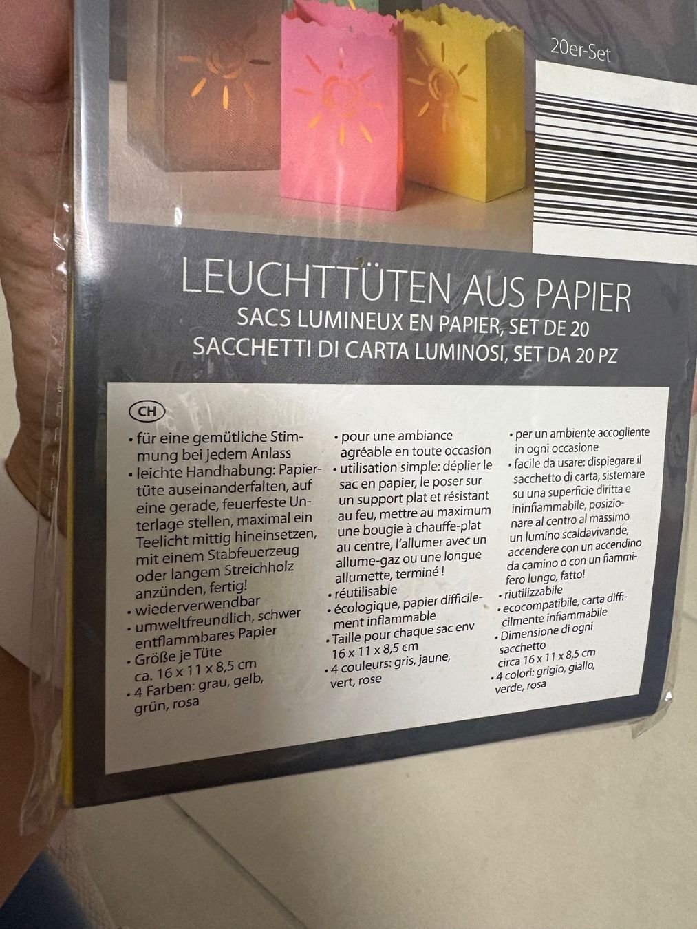 Alle Dekorationen: 20 Stk. Papier Leuchttüten, Neu – Neu (gemäss Beschreibung) aus Basel von Tierschutz-Flohmi 1