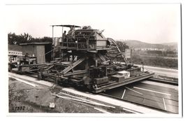 Fotografie Autobahn-Baustelle, fahrbare 