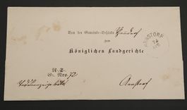 VorphilatelieFaltbrif Königliche Landgericht Arnstorf