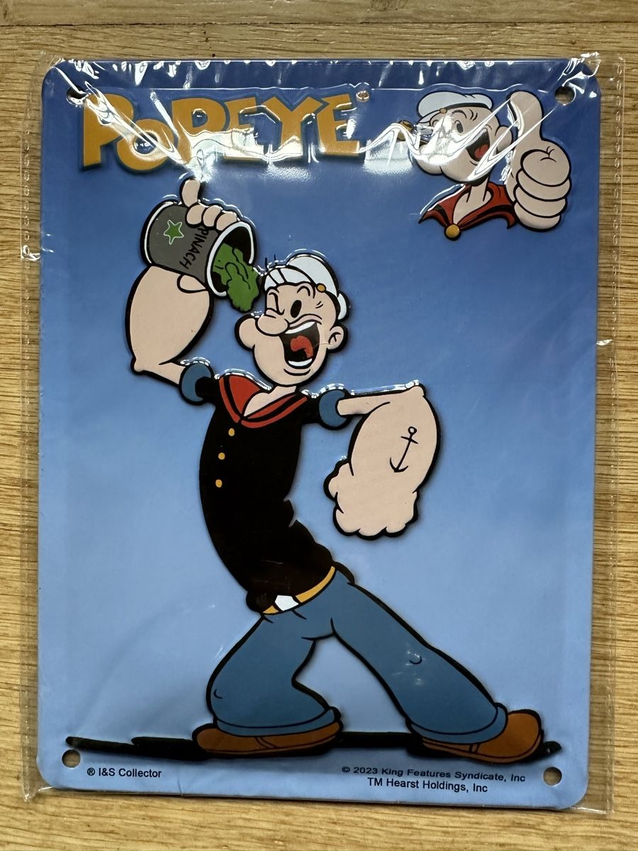 Schilder: Popeye comic classic trickfilm  – Neu (gemäss Beschreibung) aus Reinach AG von rares75