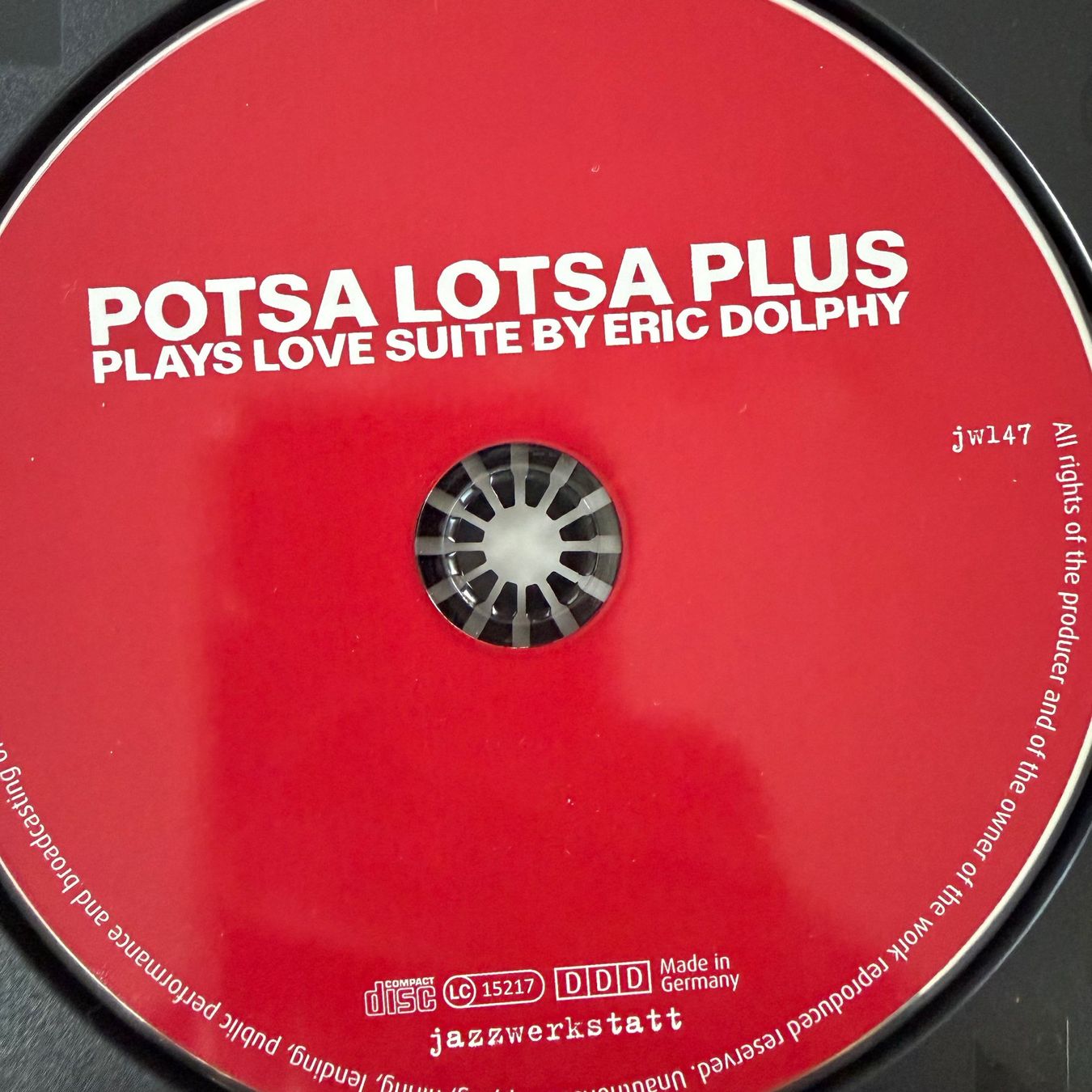 CD: Potsa Lotsa Plus Love Suite by Eric Dolphy (CD) Unternährer – Usato da Zug venduto da Mirare9 3