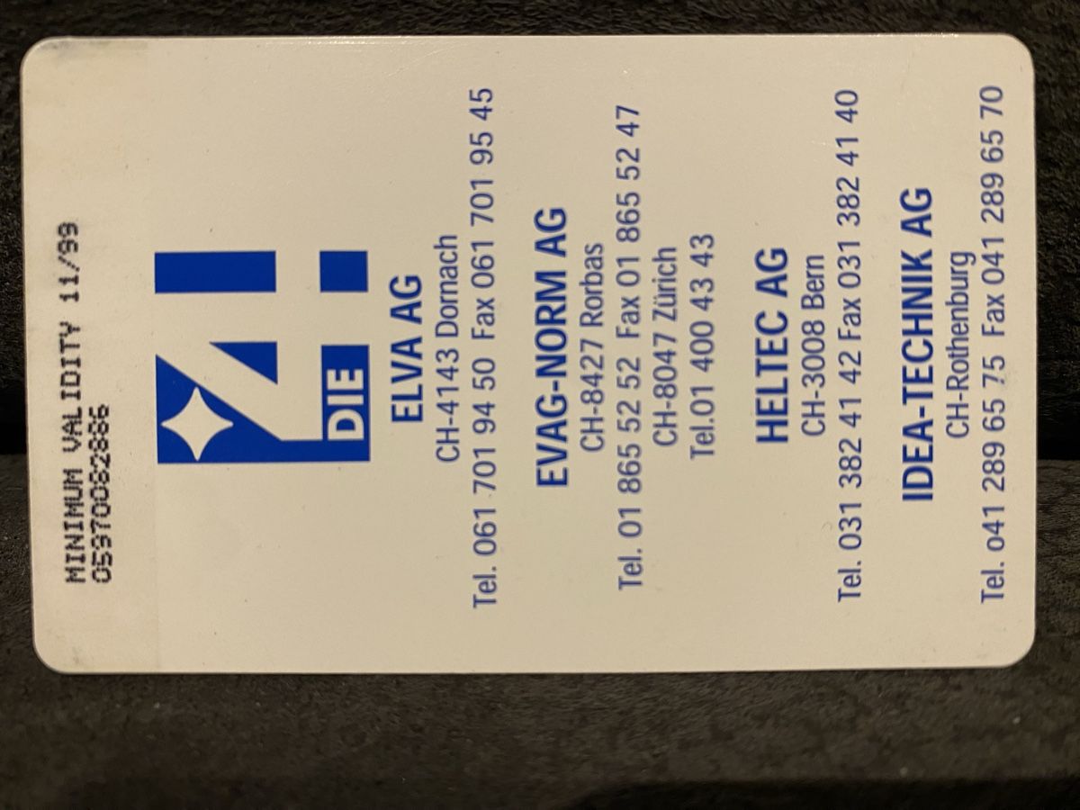 Schede telefoniche: P-taxcard – Difettoso da Lausanne venduto da babacard10 1
