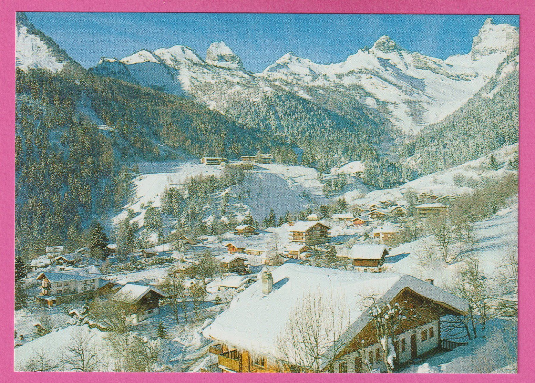 Ansichtskarten: Ovronnaz Wallis 1400m – Gebraucht aus Einsiedeln von dillie