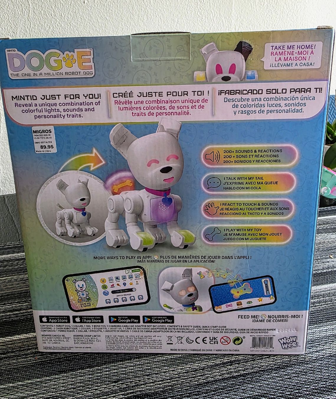 Giocattoli: Dog-E Roboterhund interaktiv, neu/ Originalverpackt – Nuovo e nell'imballaggio originale da Bettlach venduto da Angie84Ch