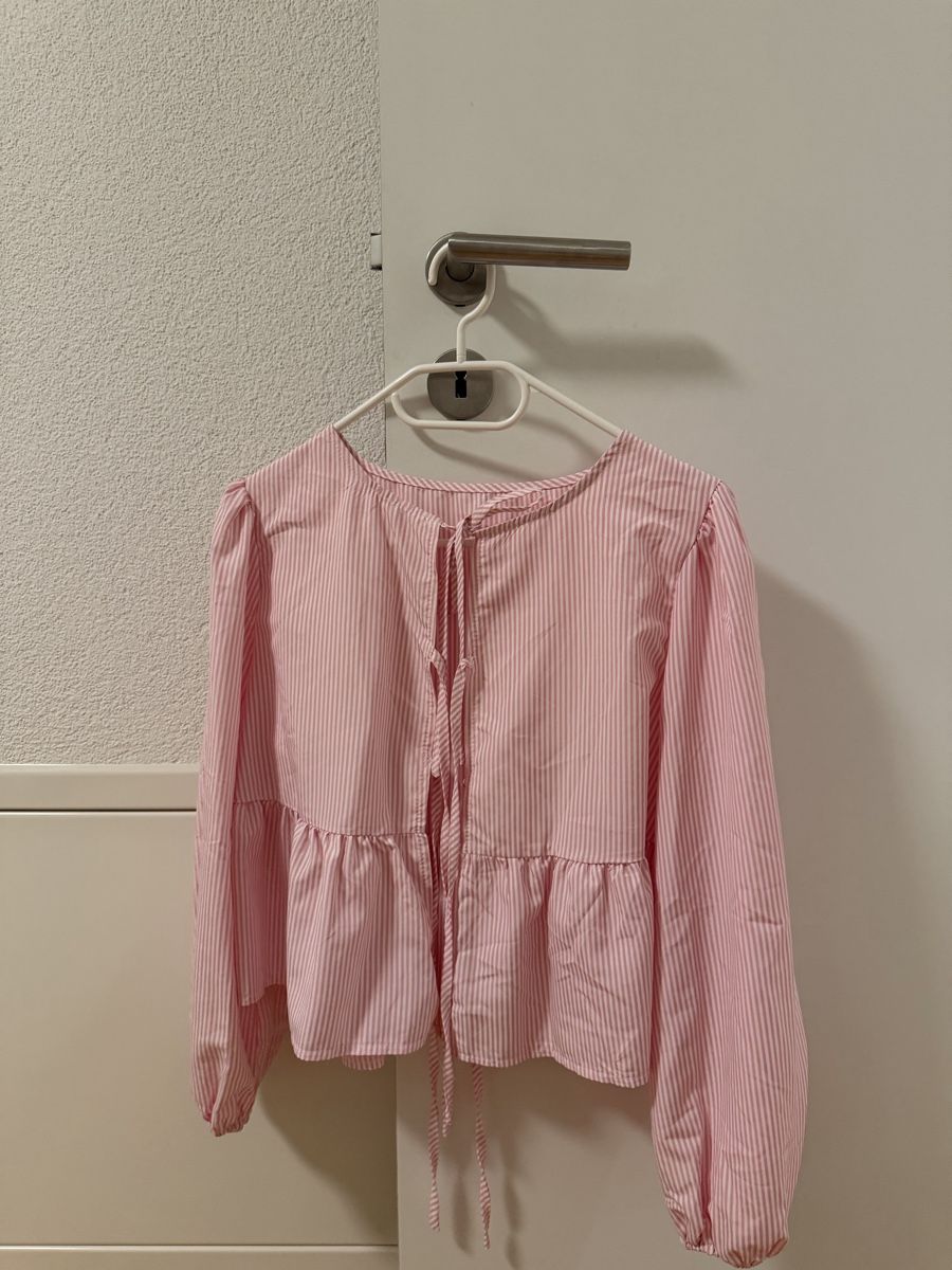 Camicette: Sommerliche Bluse Rosa, Grösse S, gestreift – Nuovo (secondo la descrizione) da Nebikon venduto da karin.5