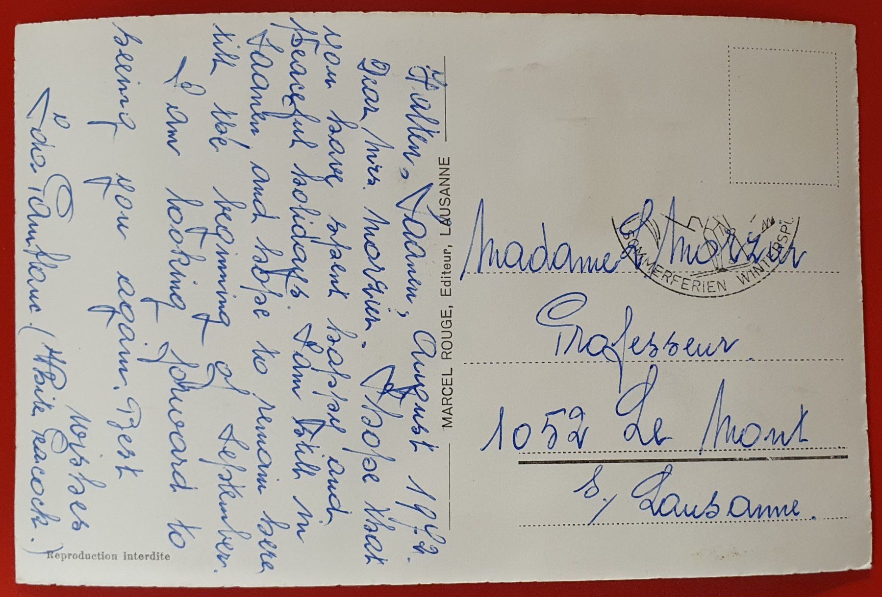 Cartoline postali: Saanen 1972 - Flugaufnahme – Usato da Kreuzlingen venduto da Rschweiz1 1
