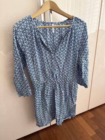 Seafolly Australia Dress, Blue Pattern, Size L, Summer!