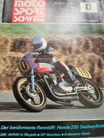Moto Sport Schweiz 8/83 Honda RC 166 250 CH Motocross xa
