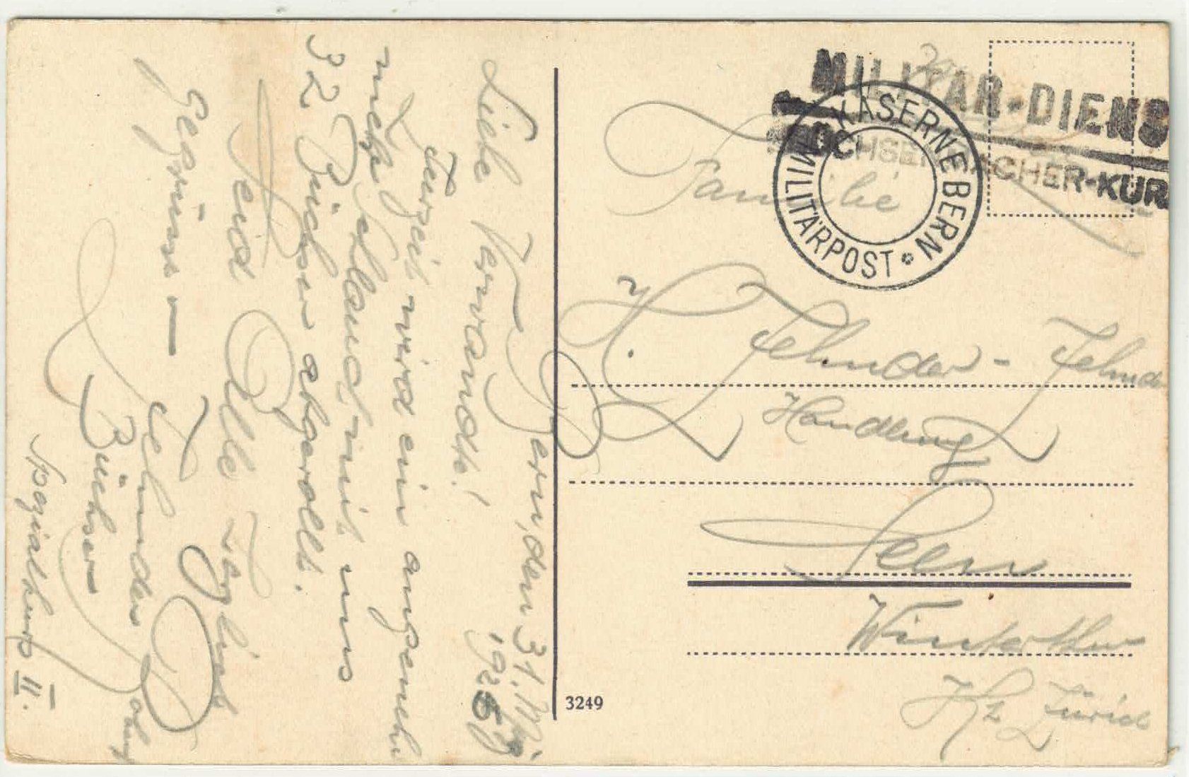 Cartoline postali: Bern - Eisenbahnbrücke mit Zug und Alpen - Litho – Usato da Ettingen venduto da Kartenplanet 1