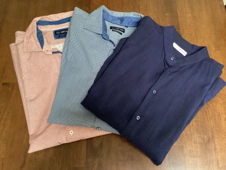 Hemden 2 x Camp David + 1 x Madrigali XXL / 44