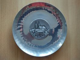 SIGG SIGAL Wandteller Basel Münster Aluminium gehämmert