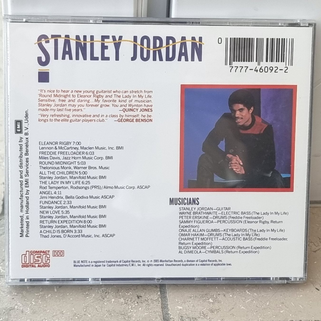 CD: Rar! Stanley Jordan - Magic Touch (CD) Guitar Tapping Master – Usato da Villigen venduto da Tschachtlan 1
