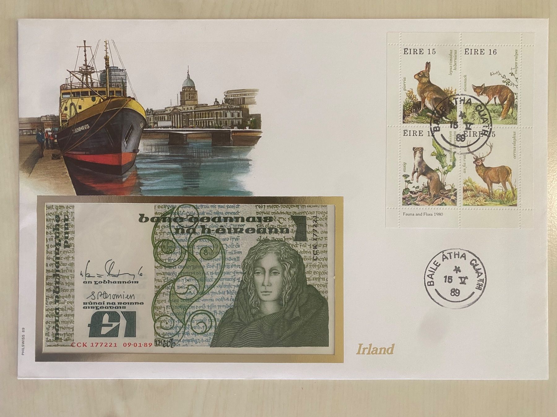 Banconote: Banknotenbrief Irland – Nuovo e nell'imballaggio originale da Muralto venduto da Alex1912